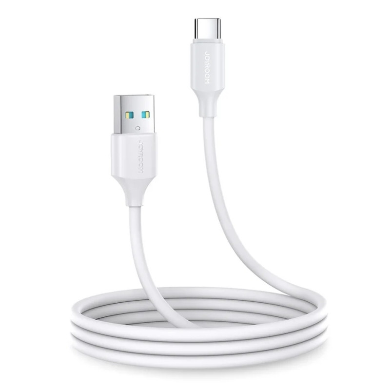 Joyroom Cable USB‑A a USB‑C 3 A 1 m, Blanco - Ítem